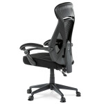 Kancelářská židle, houpací mechanismus, černá síťovina, KA-Y309 BK