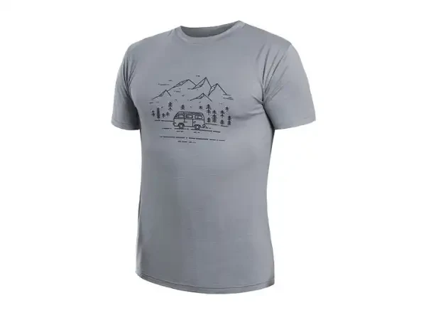 Sensor Merino Active VAN LIFE pánské triko kr.rukáv šedá - Sensor Merino Active Van Life pánské triko krátký rukáv šedá vel. M