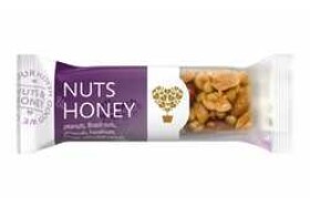 Tyčinka Natureland Ořechy a med 40 g