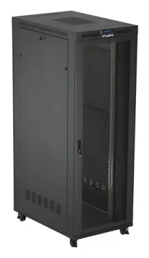 Lanberg FF01-8247-23BL černá / Stojanový rozvaděč / 19" / 47U / 800x1200 mm / nosnost 1200 kg (FF01-8247-23BL)