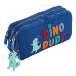 Miquelrius penál Fun Dino, Tripple Holdall, 3 kapsy, rPET, mix barev