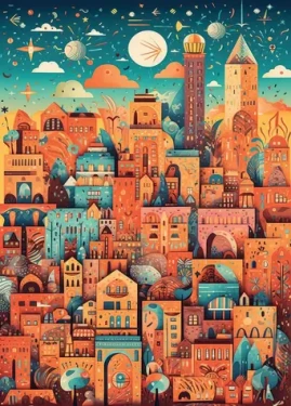 ALIPSON Puzzle Úžasné město