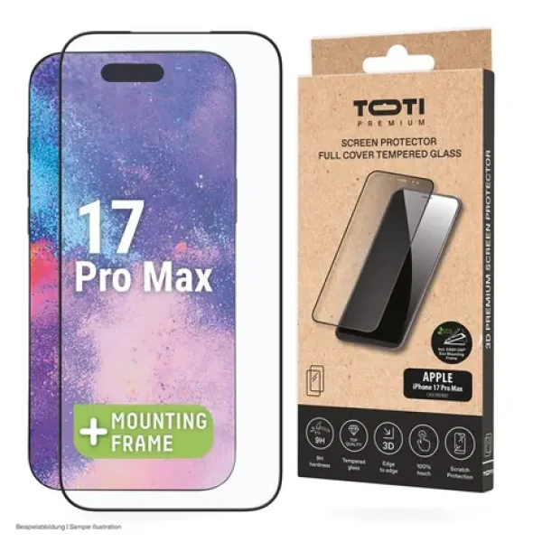 TOTI Screen Protector 3D Apple iPhone 17 Pro Max / Ochranná fólie / 3D tvarování