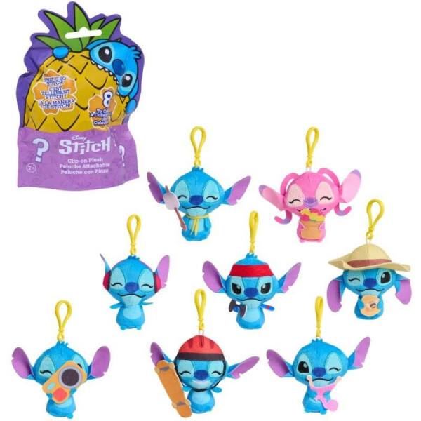 Stitch Klíčenka plyšová (Blind Bag)