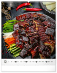 Nástěnný kalendář 2026 NOTIQUE - Gourmet, 48 x 56 cm