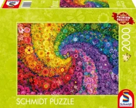 SCHMIDT Puzzle Vířící barvy v květu