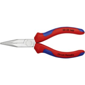 Knipex 30 25 140 pro elektroniku a jemnou mechaniku ploché jehlové kleště rovné 140 mm