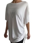 Dámské triko Guess E4GI00 bílé OVERSIZE