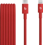 Beats kabel USB-C (M) - Lightning (M) 1.5m červená / opletený (MFEH4EE/A)