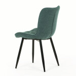 Jídelní židle, zelená, látka, HC-462 GRN2