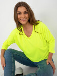 Fluo žlutá halenka JEDNA VELIKOST