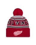 New Era Pánská zimní čepice Detroit Red Wings NHL Pom Wordmark