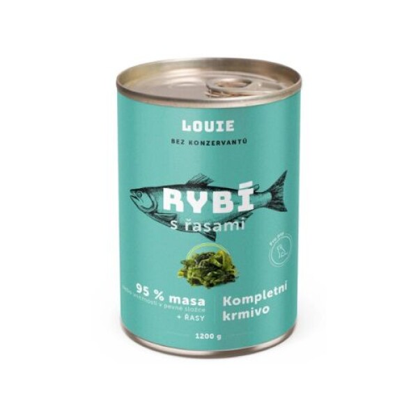 Louie konzerva Ryba s řasami Hmotnost: 1200g