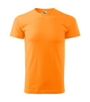Heavy New tričko unisex tangerine orange XS