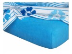 Froté prostěradlo denim