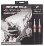 Monster Classic 12' Instrument Cable Straight