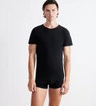 Pánské tričko EVER Ease O-Neck - BLACK - černé 0004 - SLOGGI BLACK L