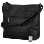 Trendová dámská koženková crossbody kabelka Amilys, černá