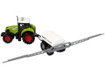 Mamido Farmářský traktor pro děti s bílým přívěsem
