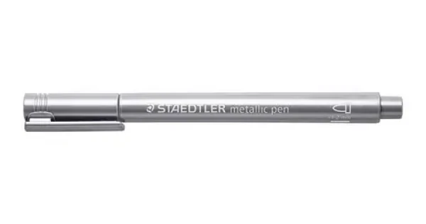 Staedtler Metallic stříbrná / Popisovač / Kulatý hrot / šíře stopy 1-2 mm (8323-81)