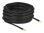 Delock SMA (M) - SMA (F) 15 m / Anténní kabel / LMR300 / černá / pozlacené konektory (90463)