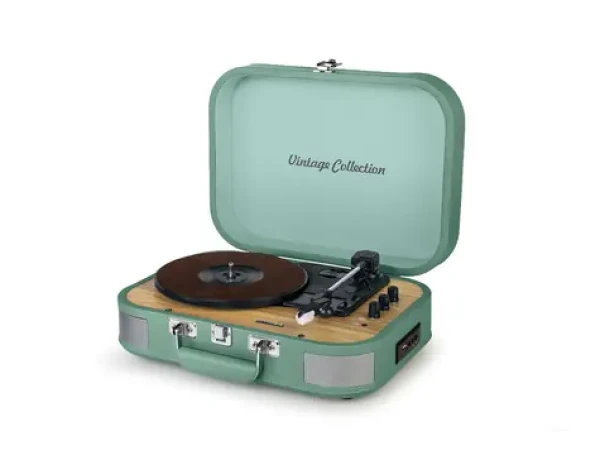 Muse MT-201WG zelená / gramofon / 33 45 78 RPM / 10W / Bluetooth / AUX / USB (MT-201WG)