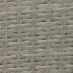 Zahradní sestava 100x60x69cm, polyratan, šedá, AZS-A1442 GREY