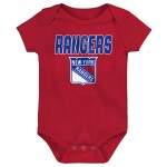 Outerstuff Dětské body New York Rangers NHL Littlest Player 3Pk Creeper Se Velikost: Batole 3-6 Měsíců