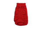 Cuddly svetr pro psa Barva: Růžová, Délka zad (cm): 29-31, Obvod hrudníku: 32 - 44 cm