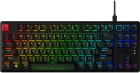 HyperX Alloy Origins Core PBT černá / Herní klávesnice / Mechanická / HX Blue / TKL / US layout