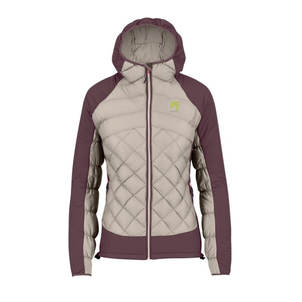 Dámská bunda KARPOS W Lastei Active Plus Jacket, Oat/Huckleberry velikost: XS