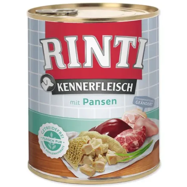 Rinti Kennerfleisch Adult hovězí žaludky 800g / Konzerva pro psy (394-91072)