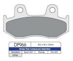 DP Brakes Brzdové destičky na Yamaha YFZ450 2004-2013 Brzdové desky: Zadní