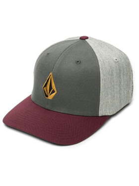 Volcom Full Stone Hthr Flex MERLOT pánská baseballka