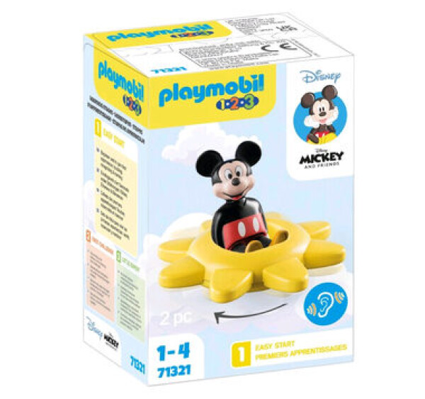 PLAYMOBIL 71321 Mickeyho otočné slunce s funkcí chrastítka