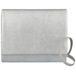 Módní dámská plesová kabelka Elvina, stříbrná