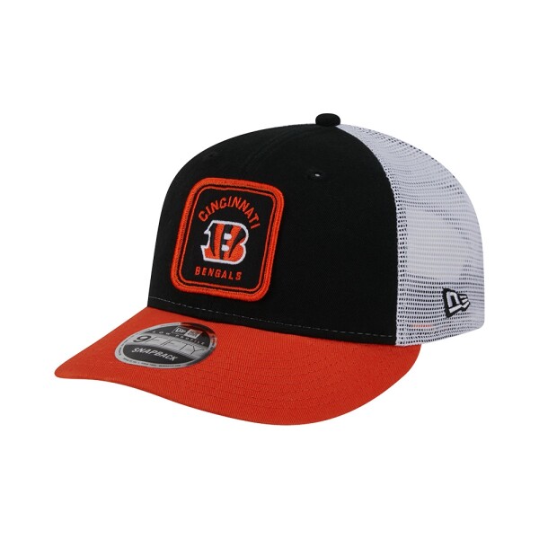 New Era Pánská kšiltovka Cincinnati Bengals NFL Patch Trucker Low Profile 9FIFTY Snapback Velikost: M/L