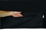 Vesta zimní VIBORG, černá, 100% polyester povlekaný PVC