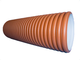 MIDAS Korugovaná trouba Plasticor PP SN8 DN/ID 160 x 6000 mm (OD169/ID160) bez hrdla a těsnění