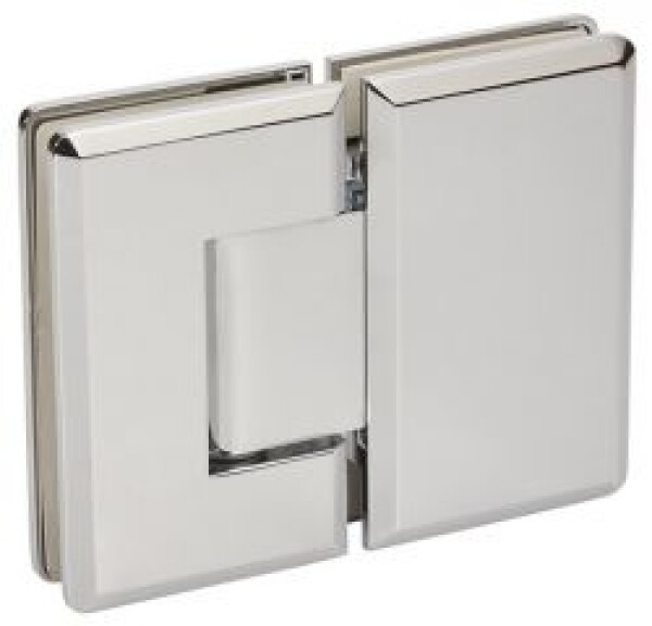 Dveřní pant do sauny (sklo/sklo), nerez lesklý