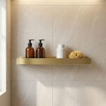 REA - Police do koupelny SF04 60cm gold brush REA-06005