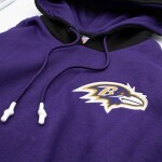 Fanatics Pánská mikina Baltimore Ravens NFL Foundation Hoodie Velikost: XL