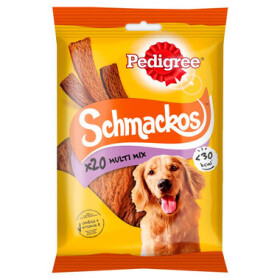 PEDIGREE Schmackos pamlsek pro psy hovězí kuřecí jehněčí kachna 140 g