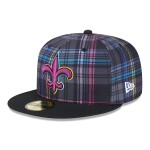 New Era Pánská kšiltovka New Orleans Saints NFL 2024 Crucial Catch 59FIFTY Fitted Velikost: 7 1/4