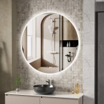 Erga Deam, kulaté LED zrcadlo 120cm, 3 barvy světla, přední osvětlení, vyhřívací podložka proti zapaření, ERG-V01-Deam-1212-CL ERG-V01-DEAM-1212-CL