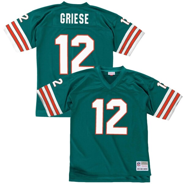 Mitchell & Ness Pánský dres Miami Dolphins NFL Bob Griese #12 Legacy Throwback Velikost: 2XL
