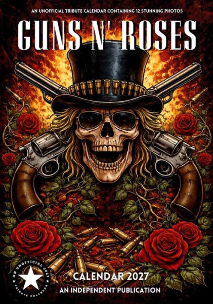 Kalendář 2027 - Guns & Roses A3