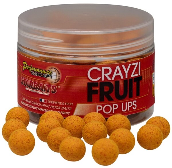Starbaits Plovoucí boilies Pop Up Crayzi Fruit 50g - 16mm,Starbaits Plovoucí boilies Pop Up Crayzi Fruit 50g - 16mm
