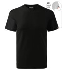 Base tričko unisex černá 01 (brand label) L