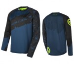 Enduro dres KELLYS TYRION dlouhý rukáv blue (Pánský MTB dres, velikost S)